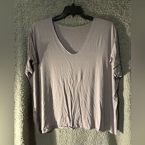 SHEIN Light Purple Short Sleeve Tee